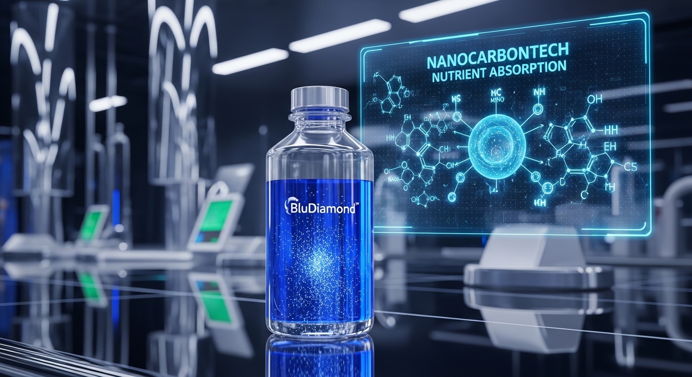 Adubos Líquidos BluDiamond com Tecnologia NanoCarbonTech