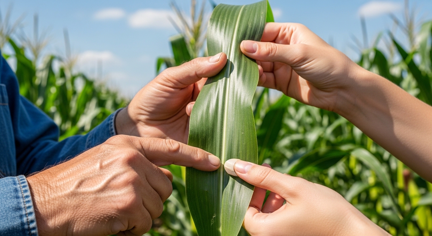 Parceria entre agricultor e técnico Hubel Verde